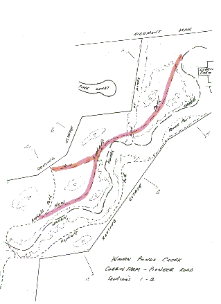 Cobbin Farm to creek-crossing